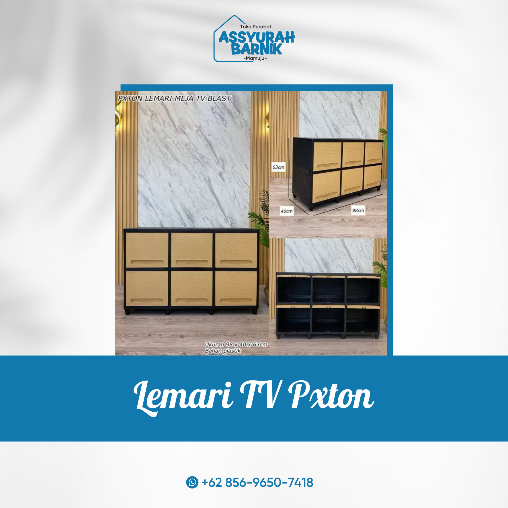 Lemari TV 6 pintu TMS